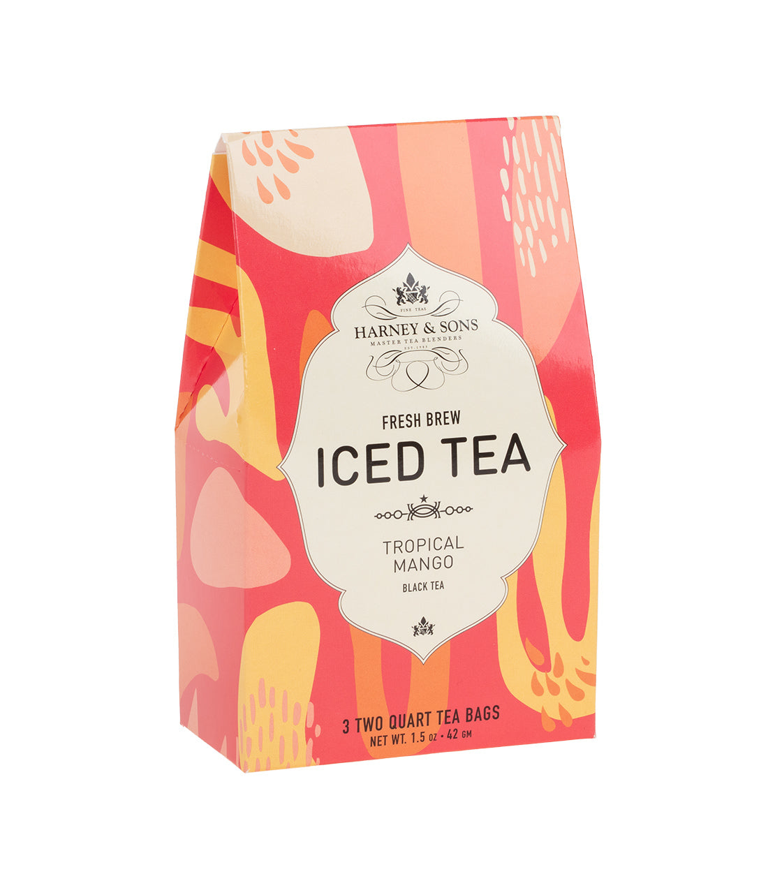 Tropical Mango Fresh Brew Iced Tea - Iced Tea Pouches Box of 3 Pouches - Harney & Sons Fine Teas