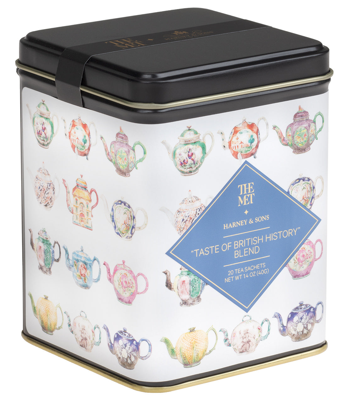 Taste of British History Blend, Tin of 20 sachets - - Harney & Sons Fine Teas