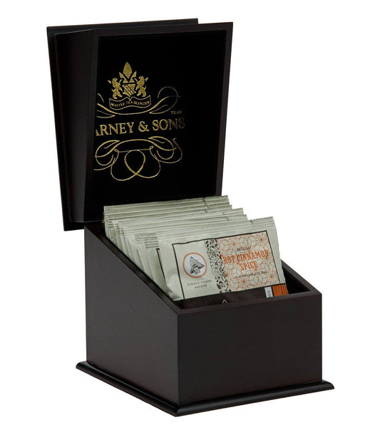 Harney & Sons Sampler - Wooden Tea Chest with Wrapped Tea Sachets -   - Harney & Sons Fine Teas