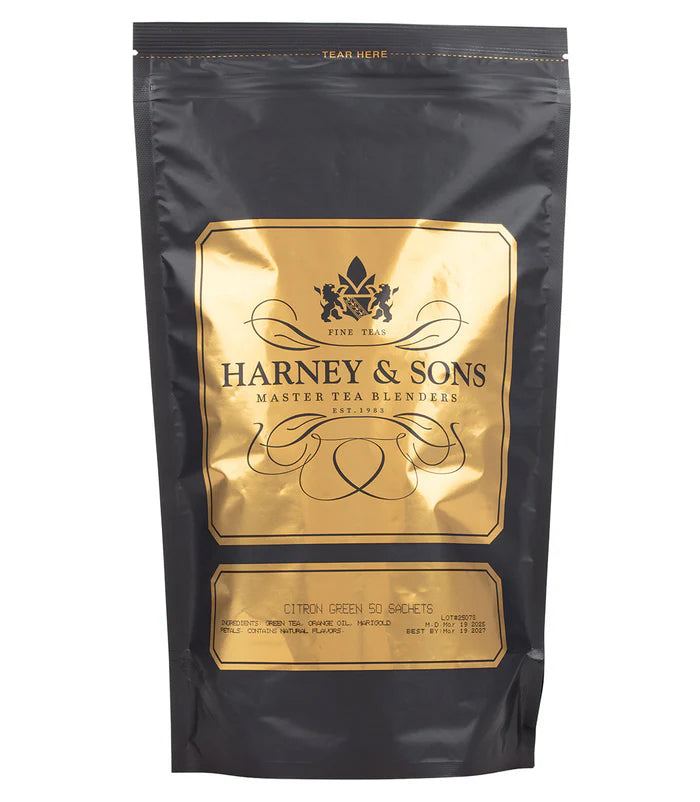 Citron Green - Sachets Bag of 50 Sachets - Harney & Sons Fine Teas