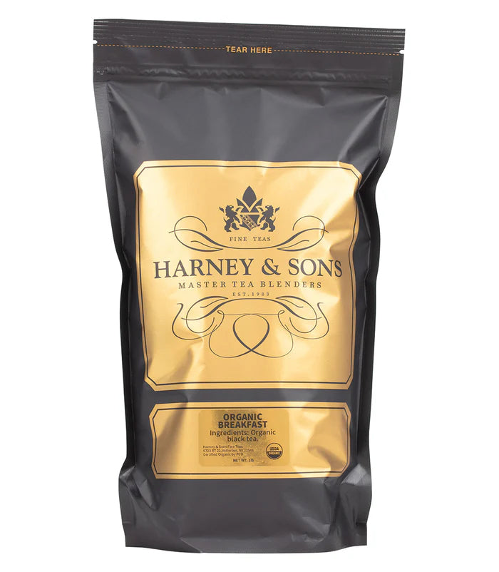 Organic Breakfast Tea - Loose 1 lb. Bag - Harney & Sons Fine Teas