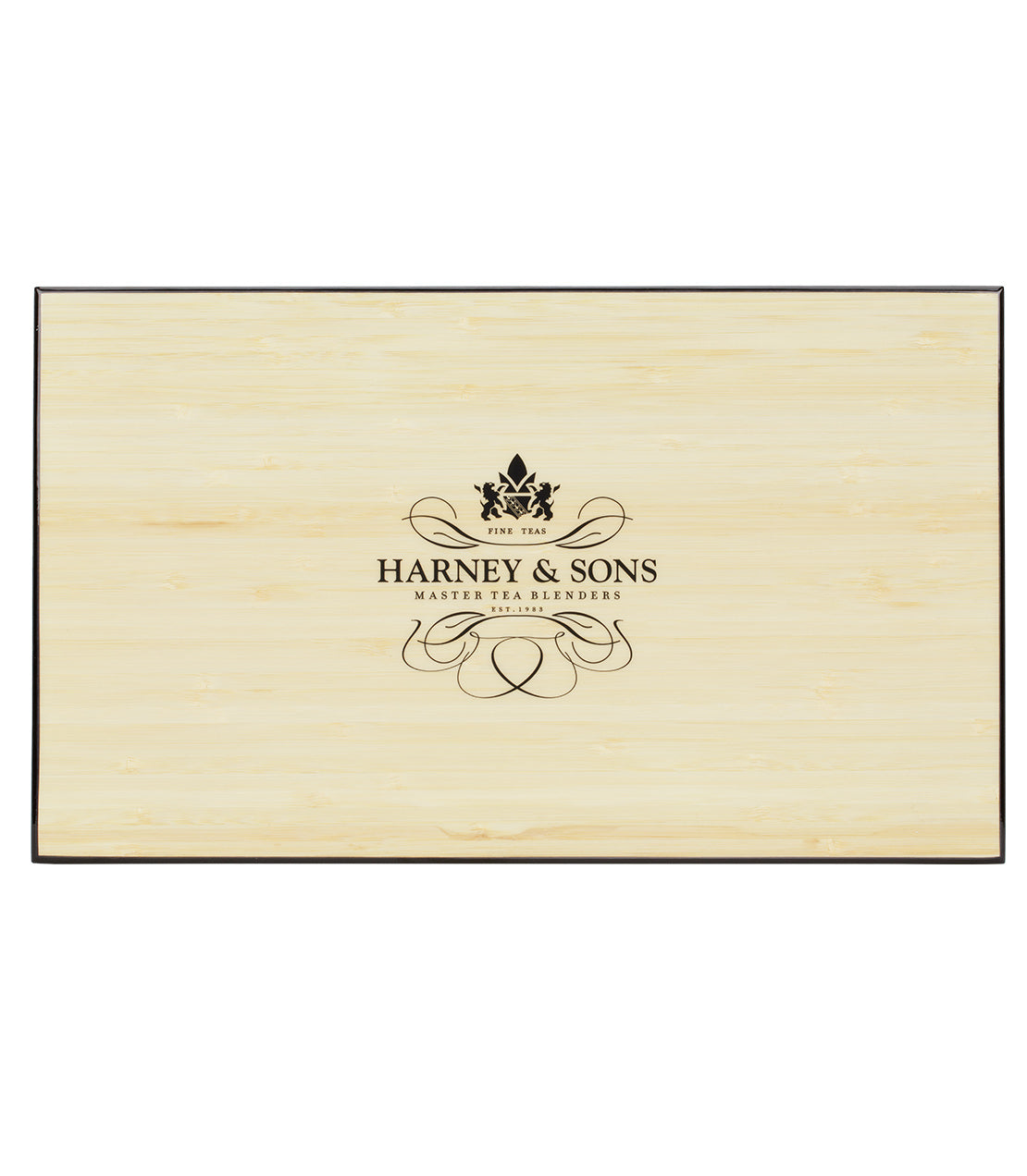 Bamboo Heirloom Tea Chest Featuring Eight Teas - Wrapped Sachets - - Harney & Sons Fine Teas