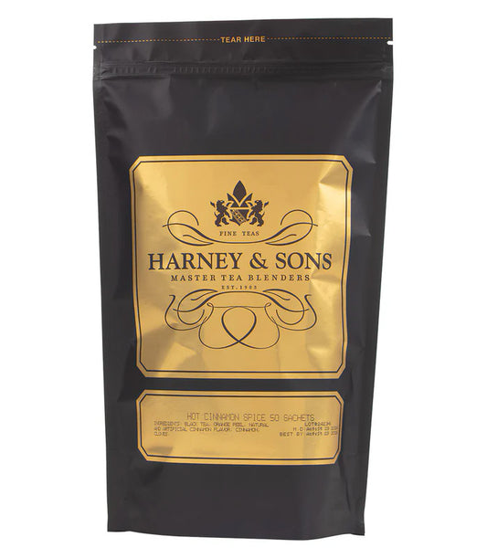 Hot Cinnamon Spice - Sachets Bag of 50 Sachets - Harney & Sons Fine Teas