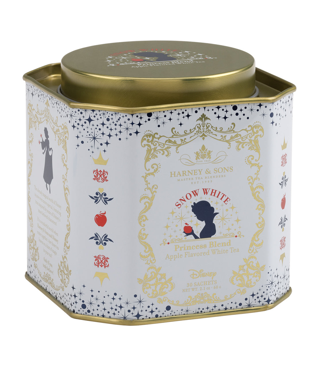 Snow White - Tin of 30 Sachets -   - Harney & Sons Fine Teas