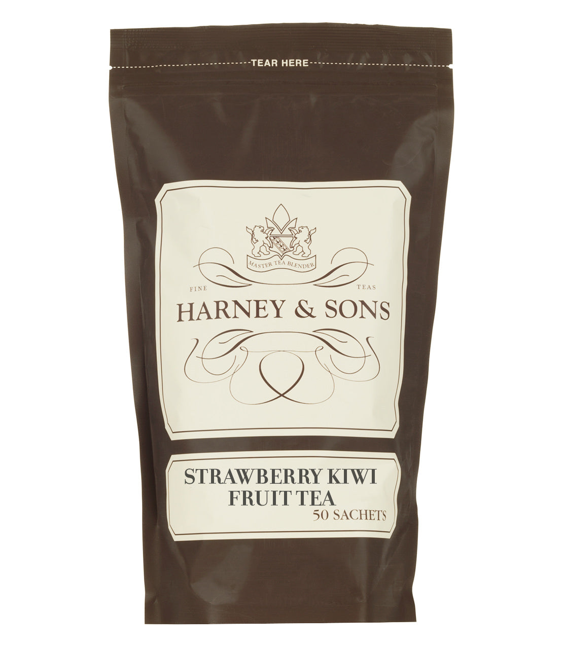 Strawberry Kiwi Fruit Tea - Sachets Bag of 50 Sachets - Harney & Sons Fine Teas