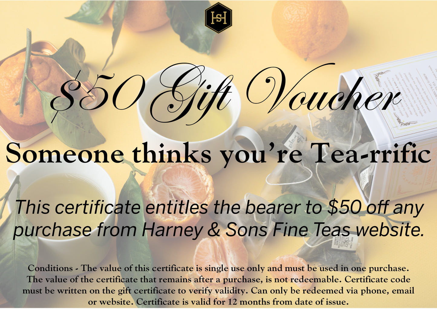 Harney Teas Gift Card