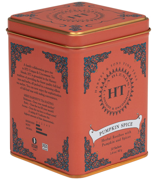 Pumpkin Spice - Sachets HT Tin of 20 Sachets - Harney & Sons Fine Teas