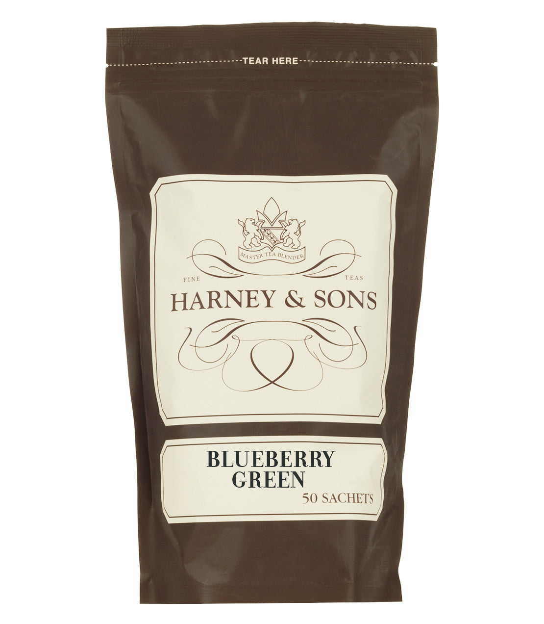 Blueberry Green - Sachets Bag of 50 Sachets - Harney & Sons Fine Teas