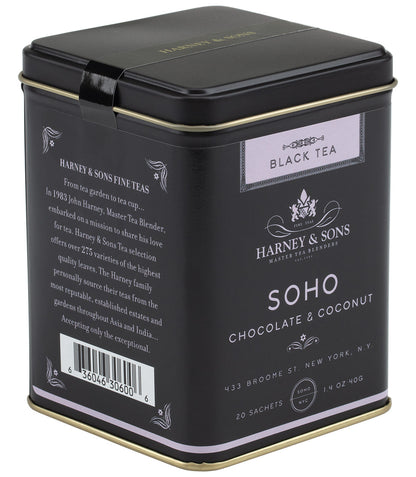 SoHo Blend - Sachets Tin of 20 Sachets - Harney & Sons Fine Teas