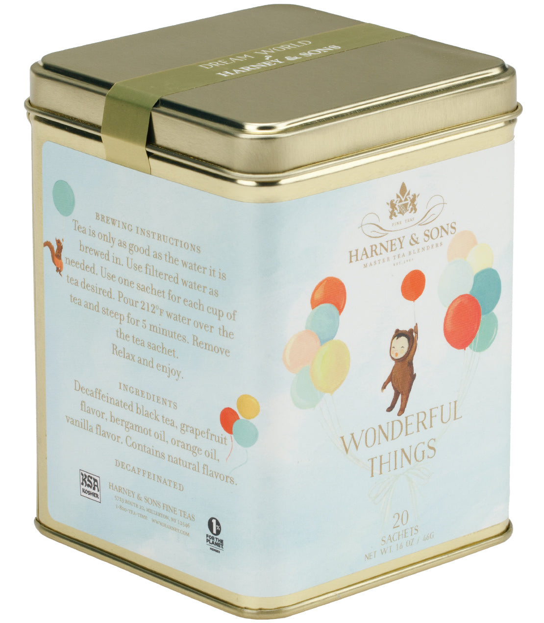 Wonderful Things: Boy - Tin of 20 Sachets -   - Harney & Sons Fine Teas