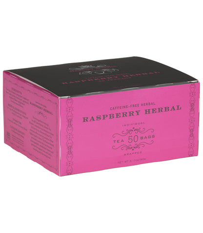 Raspberry Herbal - Teabags 50 CT Foil Wrapped Teabags - Harney & Sons Fine Teas