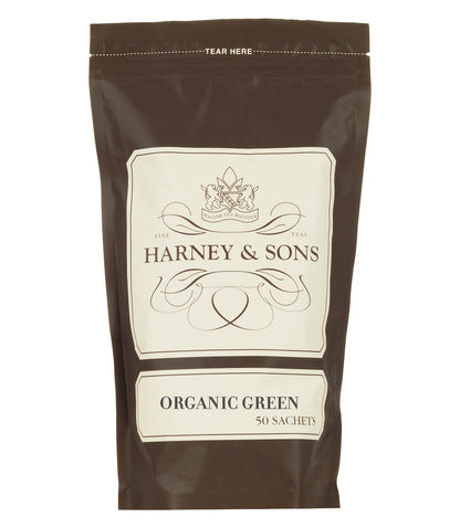 Organic Green with Citrus & Ginkgo - Sachets Bag of 50 Sachets - Harney & Sons Fine Teas