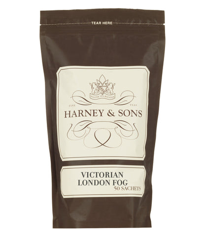Victorian London Fog - Sachets Bag of 50 Sachets - Harney & Sons Fine Teas