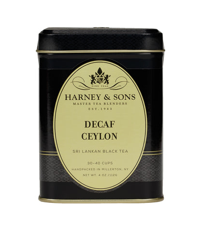 Decaf Ceylon (Decaf Orange Pekoe) - Loose 4 oz. Tin - Harney & Sons Fine Teas