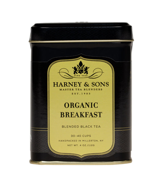 Organic Breakfast Tea - Loose 4 oz. Tin - Harney & Sons Fine Teas